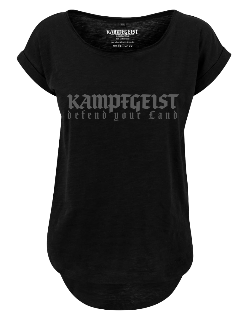 Defend your Land BLK - Damen Top