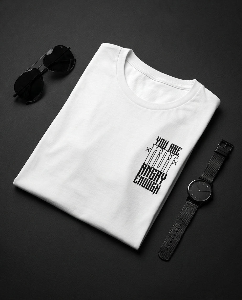 NOT Enough - T-Shirt Weiss