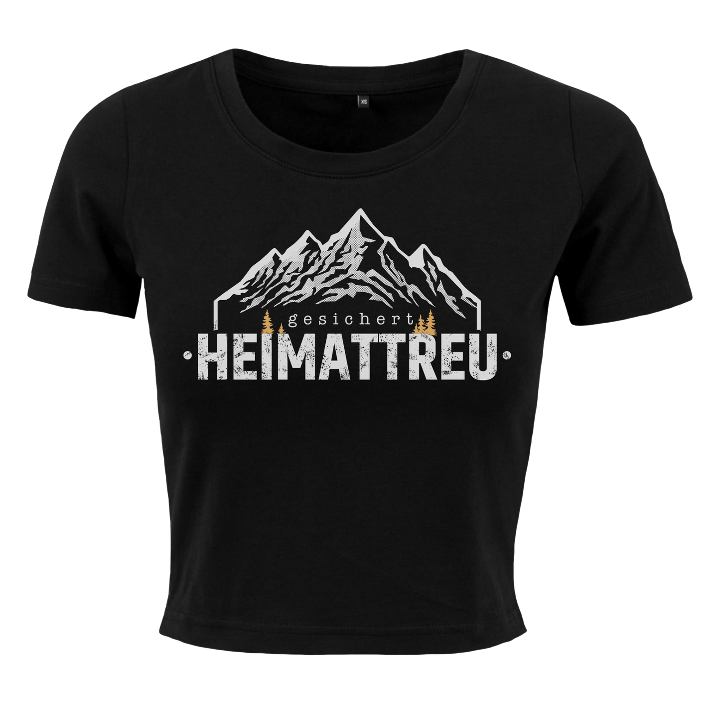 gesichert Heimattreu - Crop Top