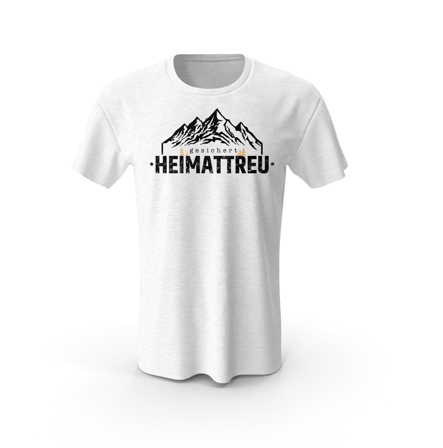 gesichert Heimattreu weiß - T-Shirt