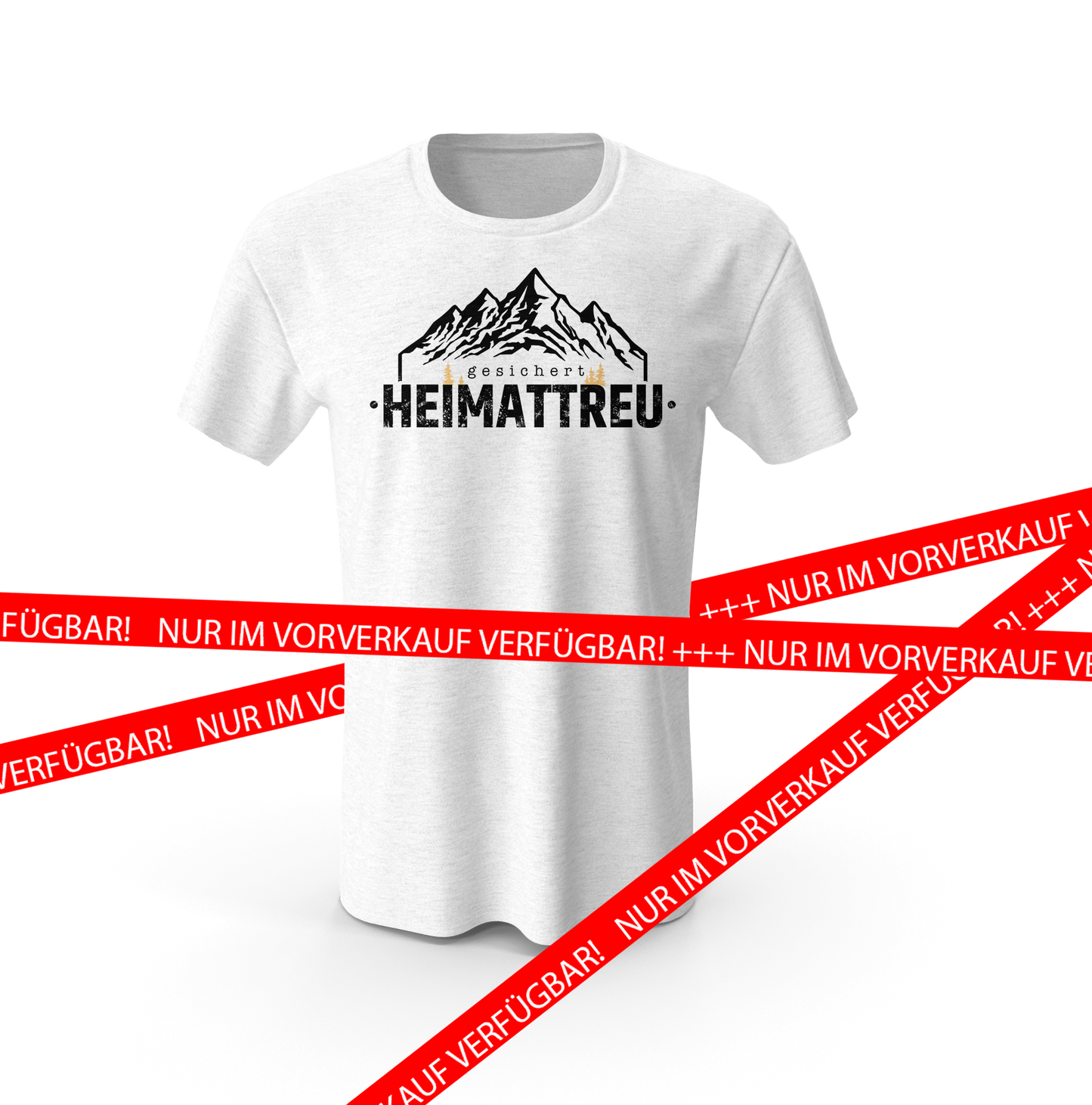 gesichert Heimattreu weiß - T-Shirt