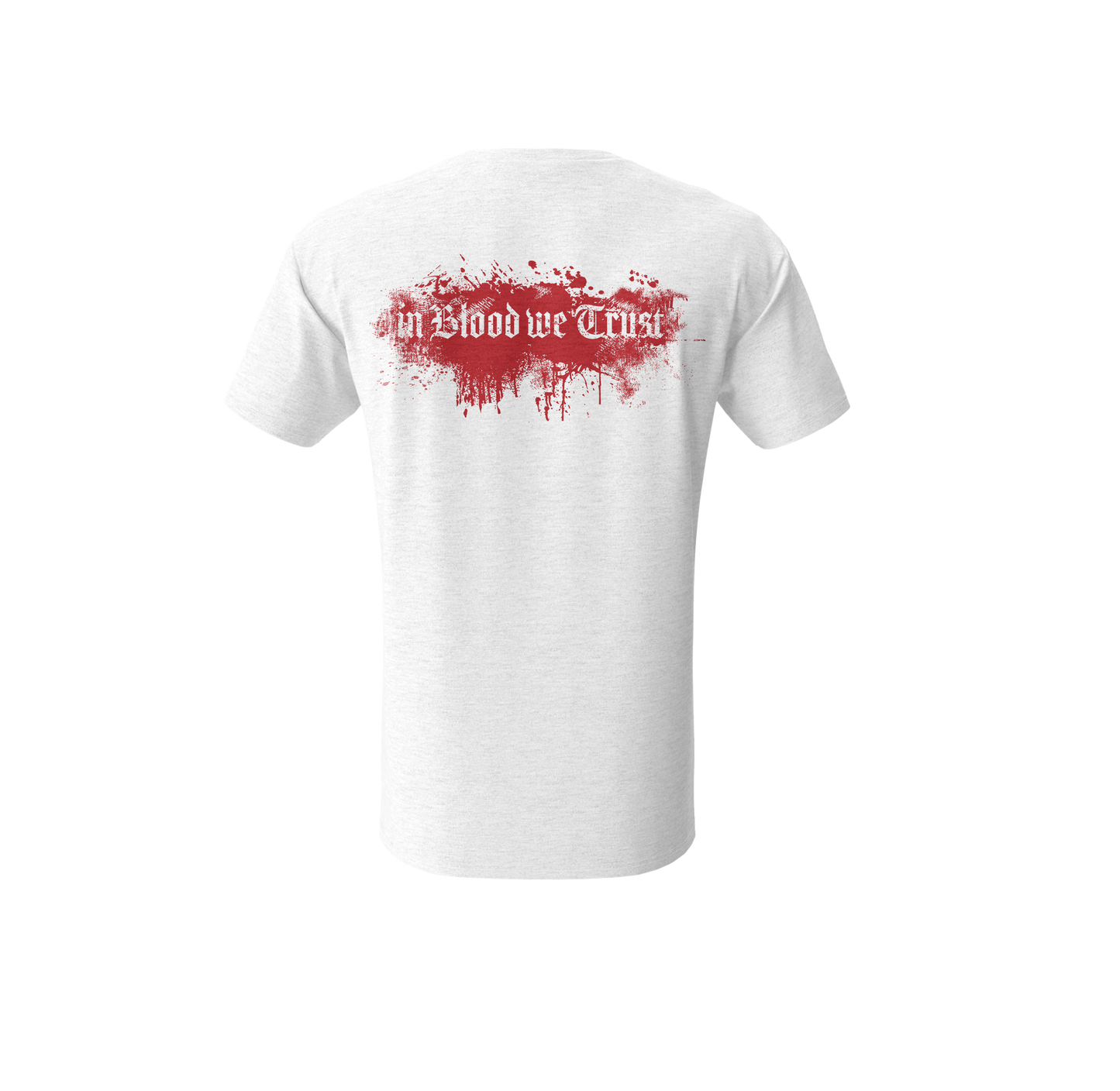 SPLATTER- Regular Shirt weiß