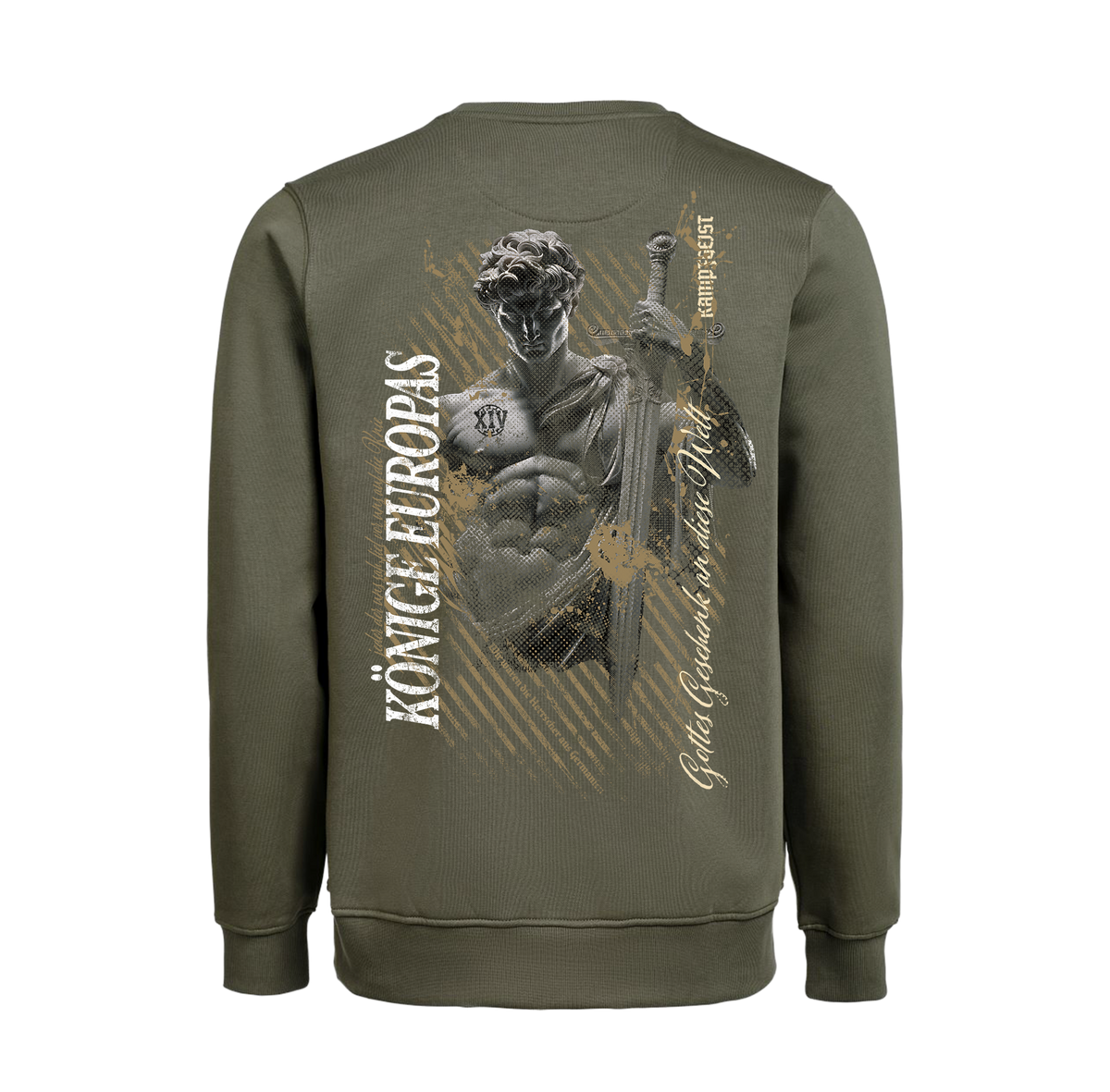 Könige Europas - Sweatshirt OLIVE