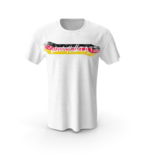 Glaube Wille Tat Flagge WHT  - T-Shirt