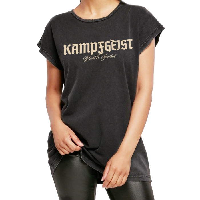 Einigkeit - Damen washed out Top