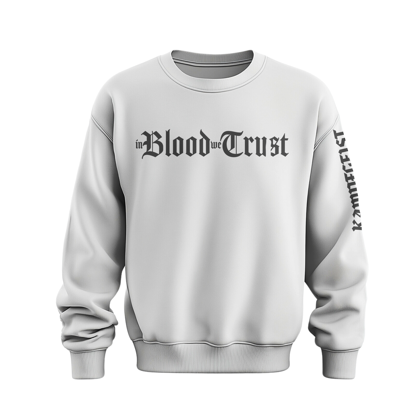 IN BLOOD WE TRUST WHT - Sweatshirt