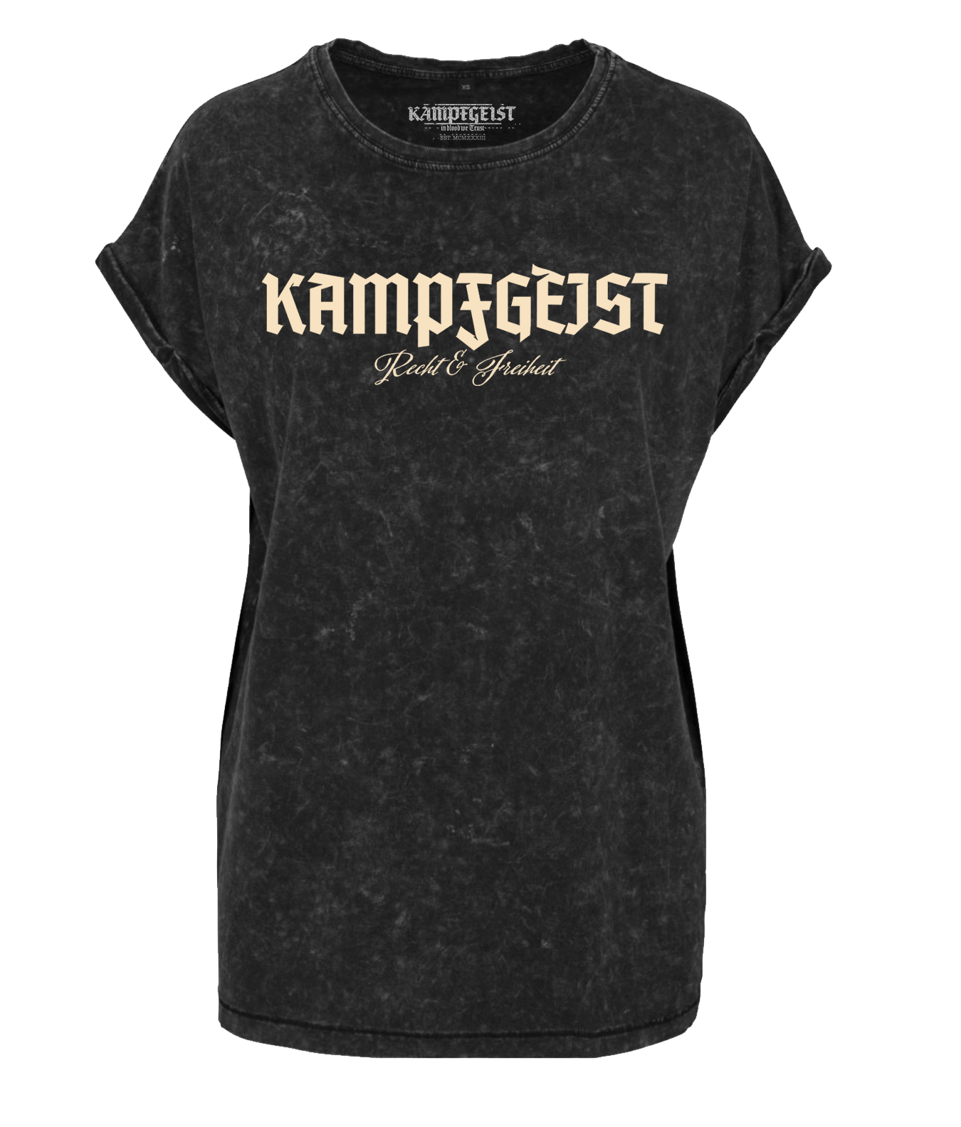 Einigkeit - Damen washed out Top