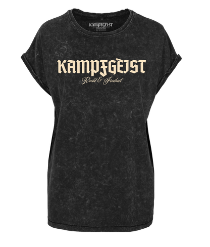 Einigkeit - Damen washed out Top