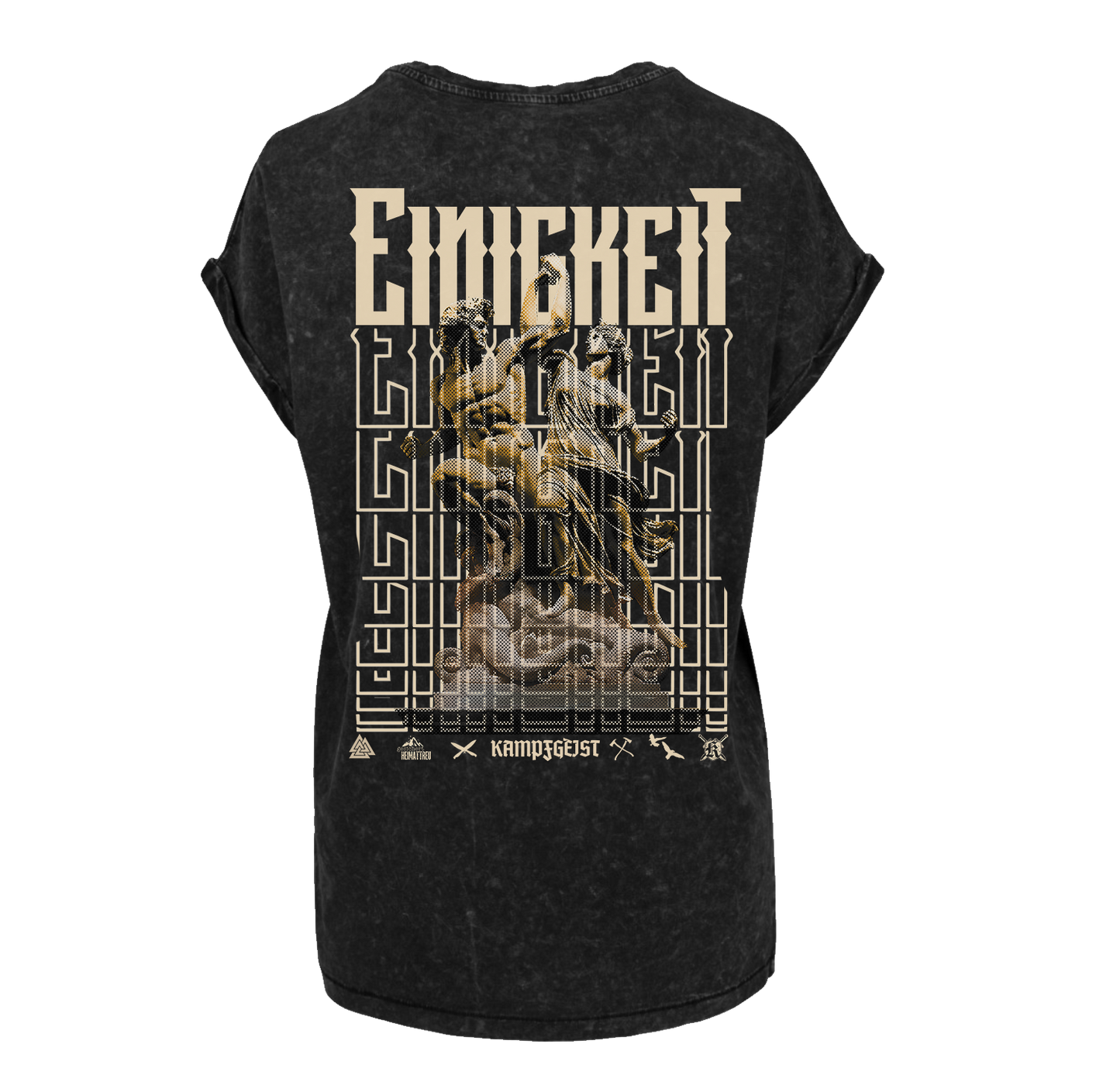 Einigkeit - Damen washed out Top