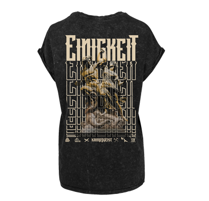 Einigkeit - Damen washed out Top