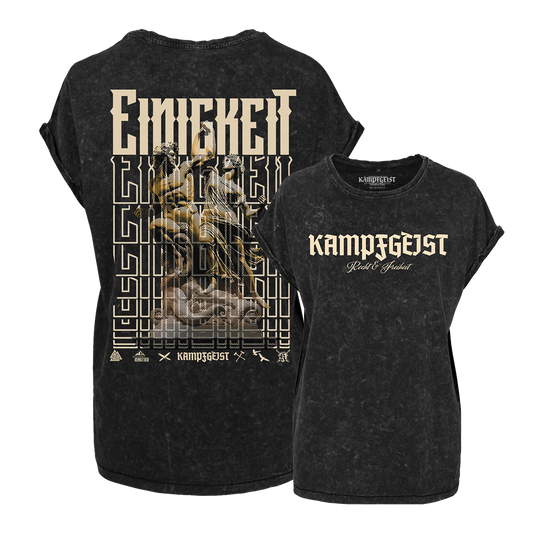 Einigkeit - Damen washed out Top