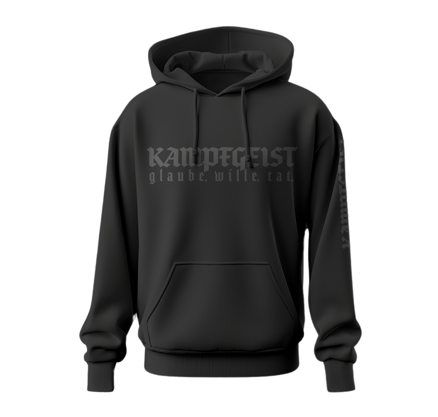 Glaube Wille Tat BLK - Hoodie