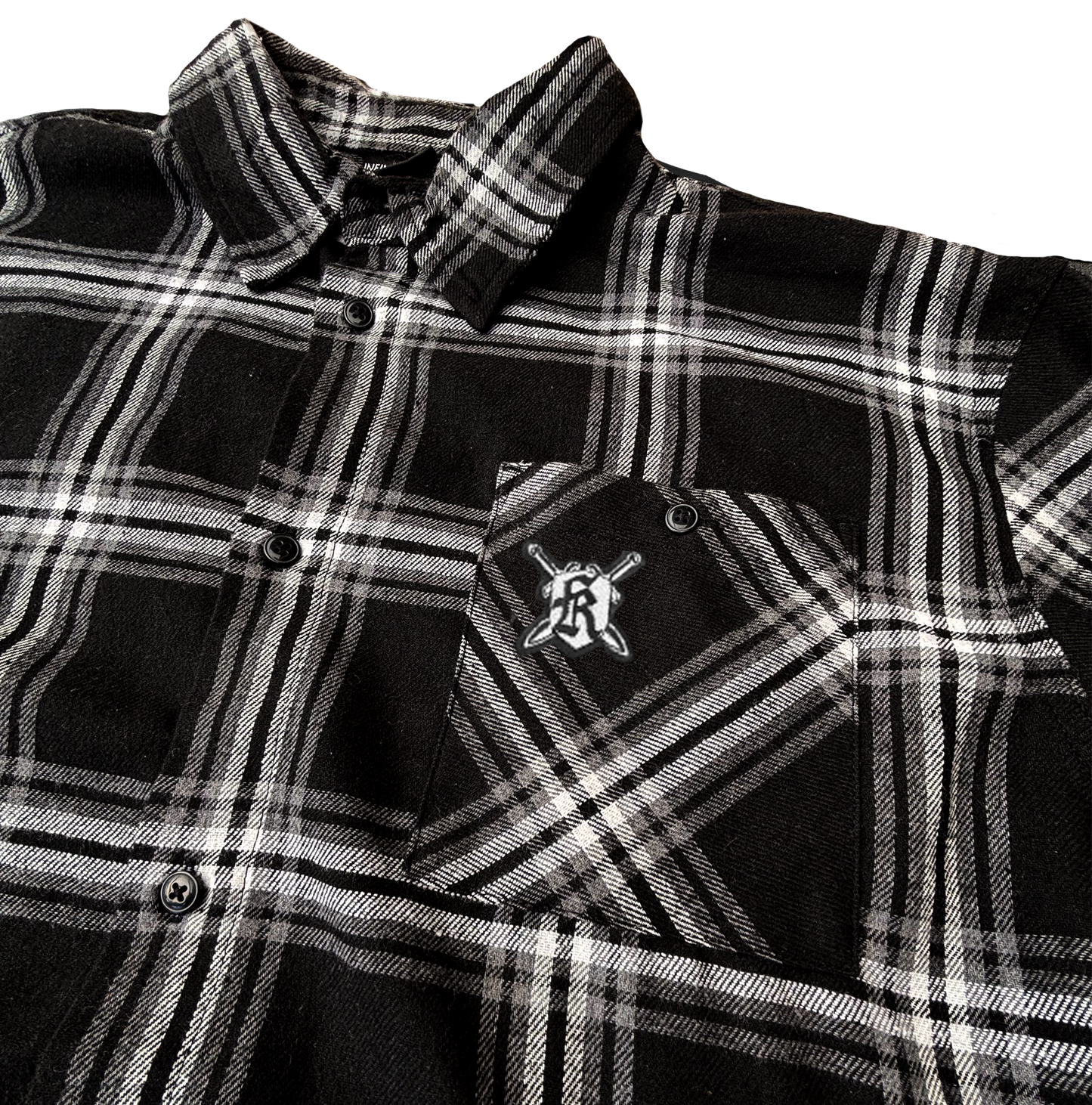Wappenträger S/W Flannelhemd