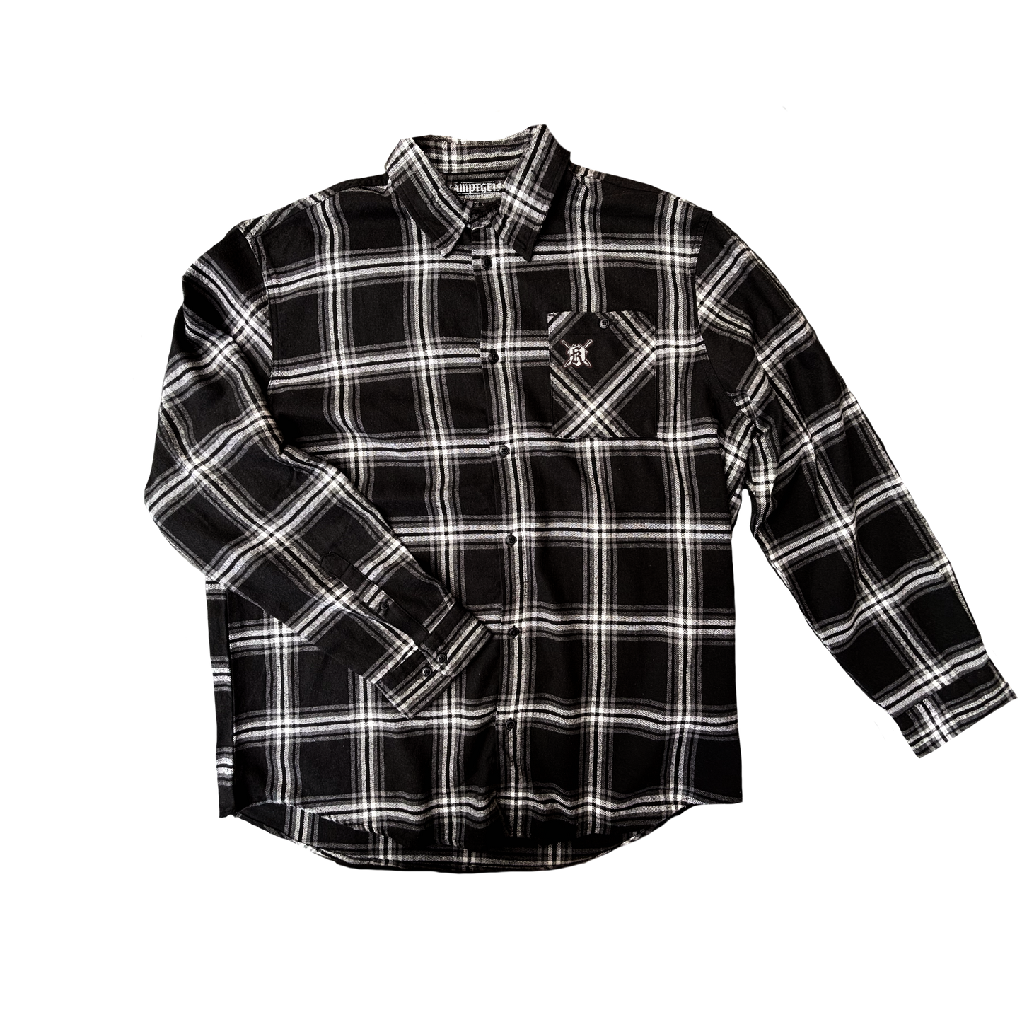 Wappenträger S/W Flannelhemd