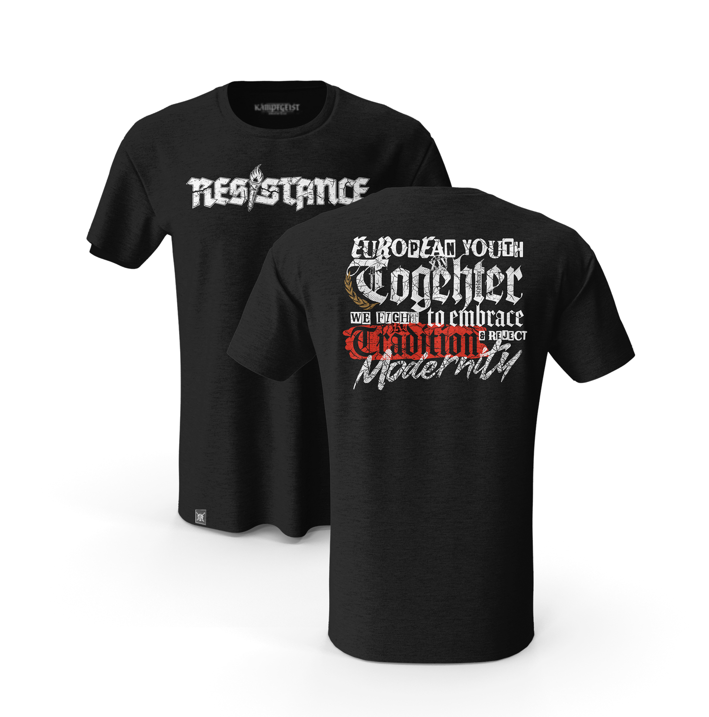 Resistance - T-Shirt schwarz