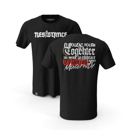 Resistance - T-Shirt schwarz
