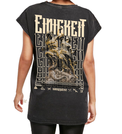 Einigkeit - Damen washed out Top