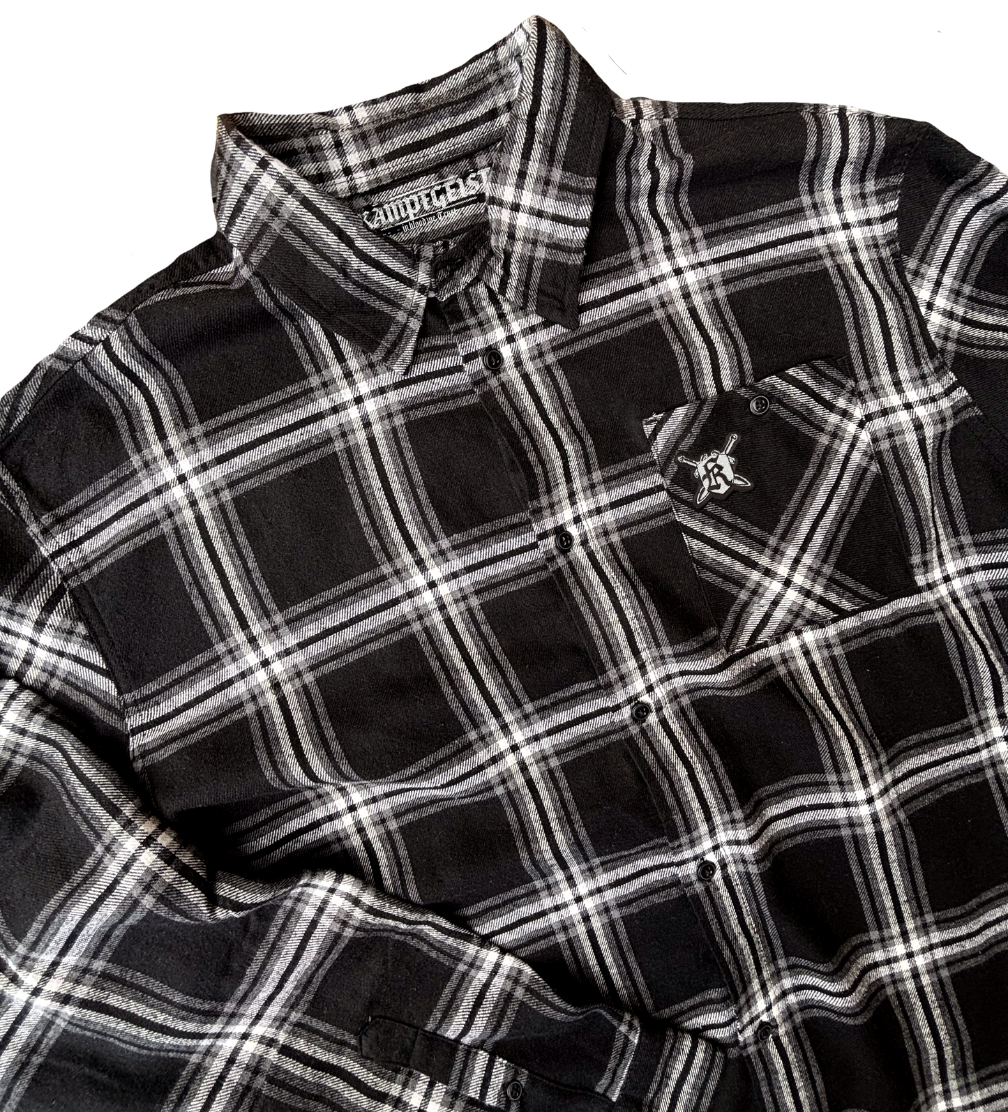 Wappenträger S/W Flannelhemd
