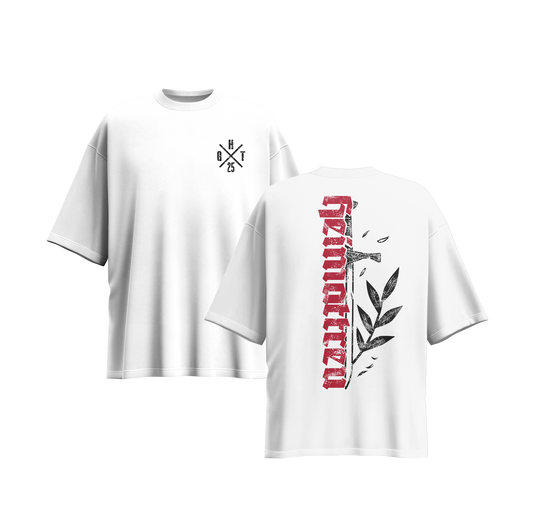 SCHWERT - OVERSIZE Shirt weiß