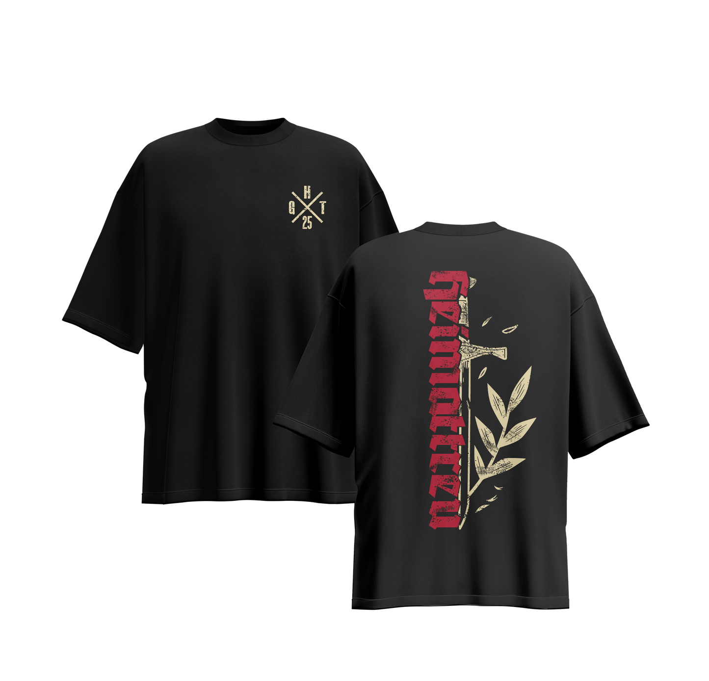 SCHWERT - OVERSIZE Shirt schwarz