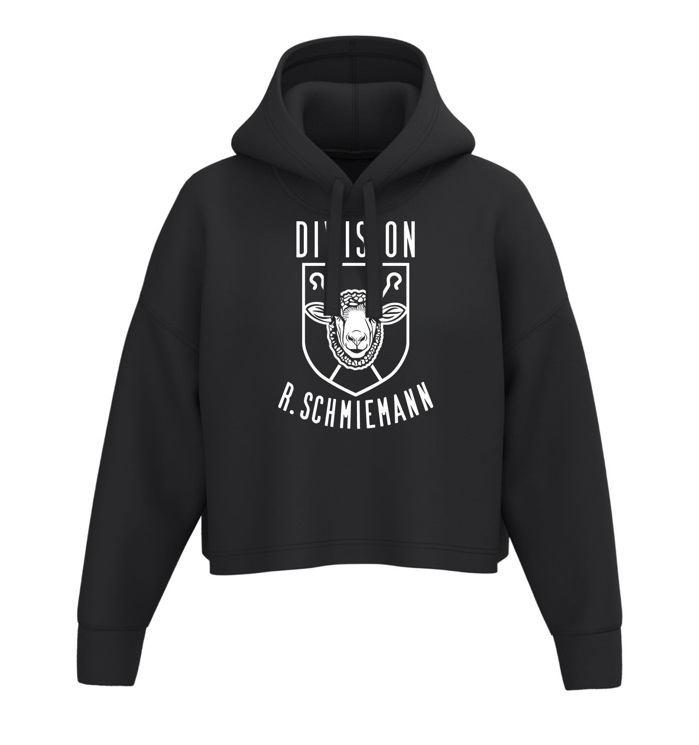DIVISION SCHMIEMANN - Crop Hoodie