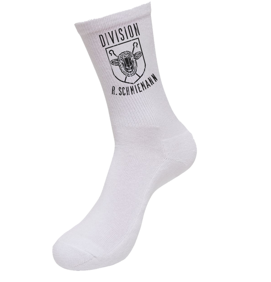 Division Schmiemann Socken Weiß