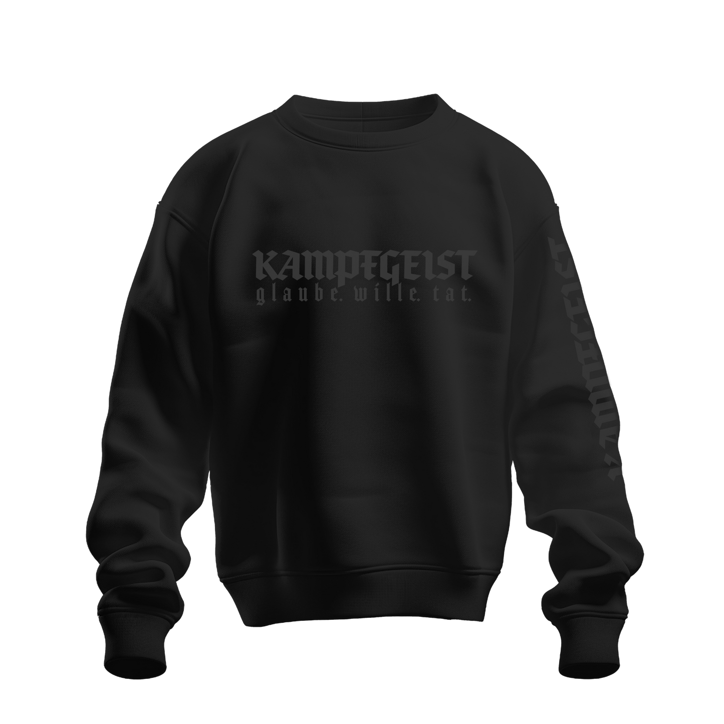 glaube.wille.tat. BLK - Sweatshirt