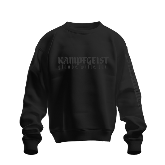 glaube.wille.tat. BLK - Sweatshirt