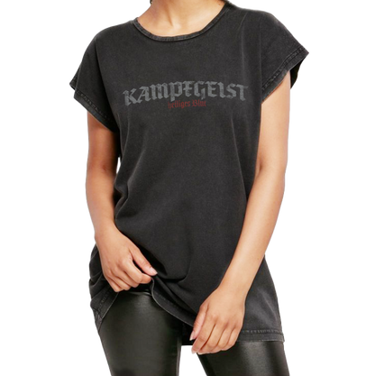 Heiliges Blut - Damen washed out Top