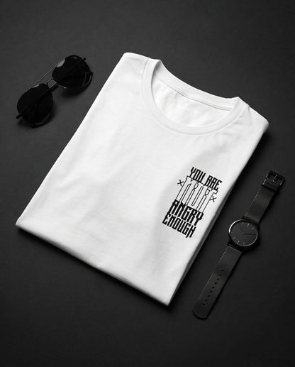 NOT Enough - T-Shirt Weiss