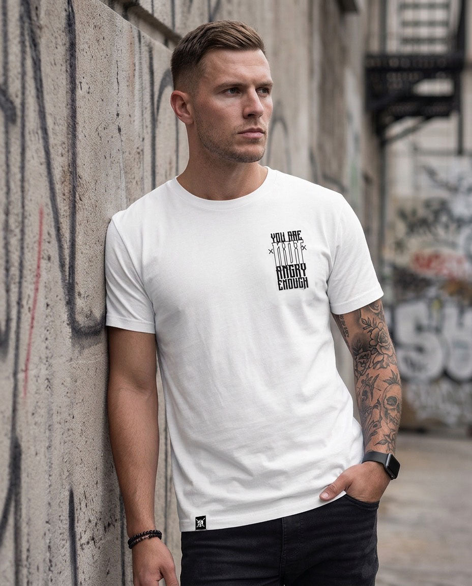 NOT Enough - T-Shirt Weiss