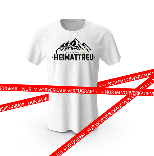 gesichert Heimattreu weiß - T-Shirt
