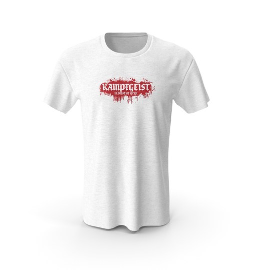 SPLATTER- Regular Shirt weiß