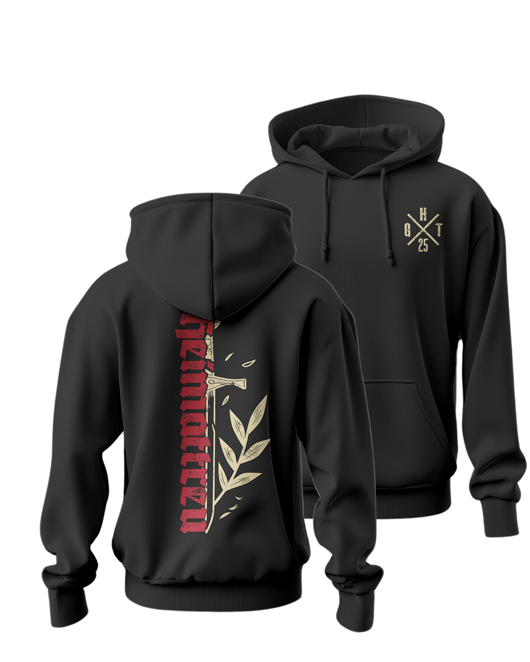 SCHWERT - Hoodie Schwarz