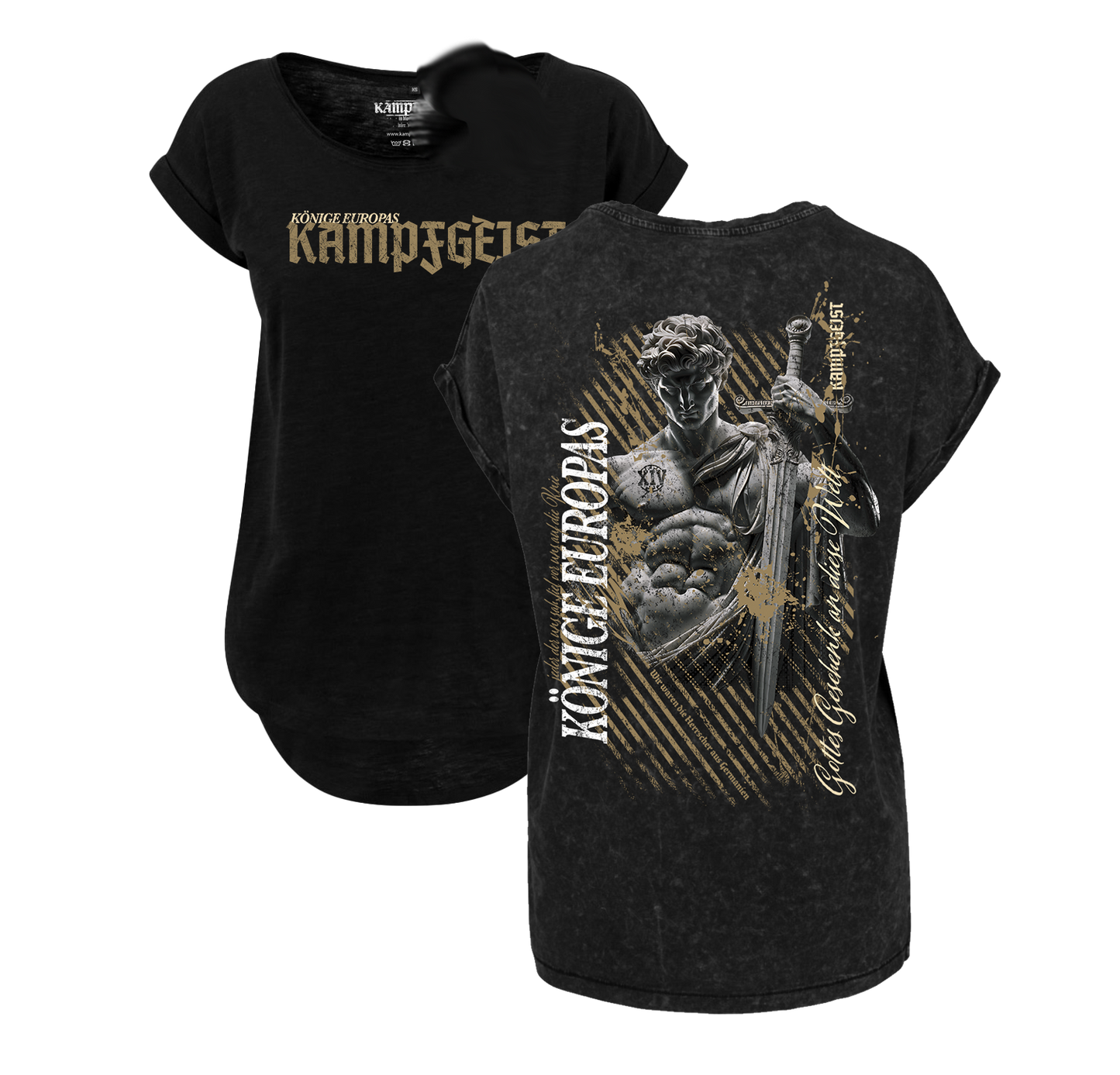 Könige Europas - Damen washed out Top