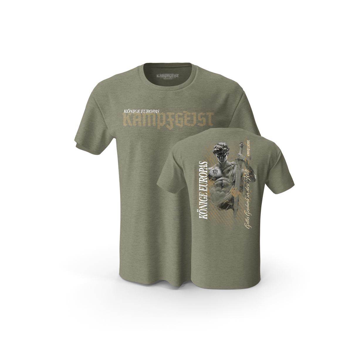 Könige Europas - T-Shirt Olive