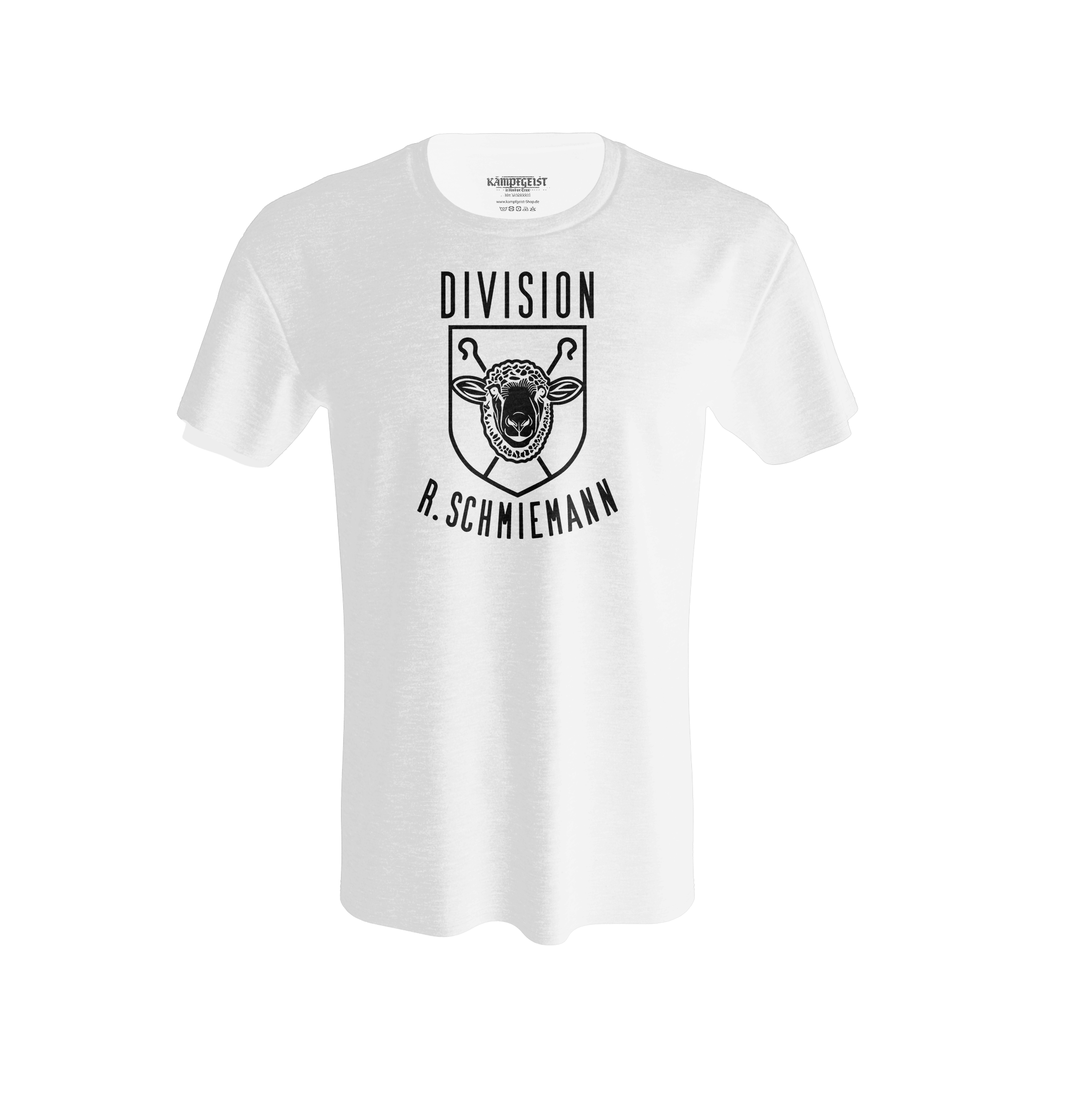 DIVISION SCHMIEMANN - T-Shirt weiß