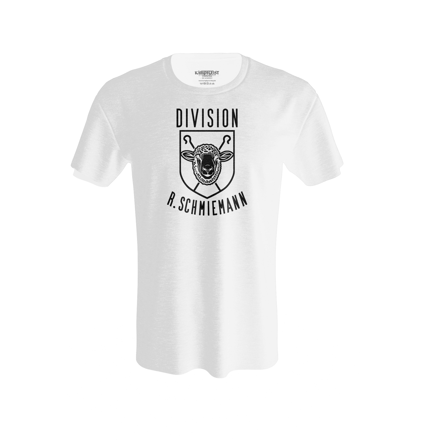 DIVISION SCHMIEMANN - T-Shirt weiß