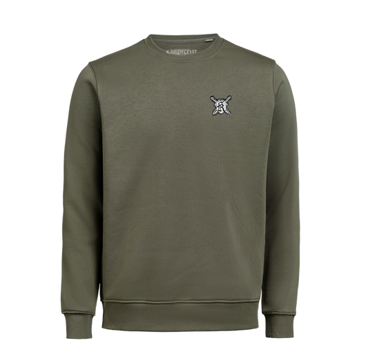 Schild & Schwert Stick - Sweatshirt OLIVE